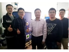 中歐特普馮經理與常州東升檢測鄧總考察、測試球型黑體