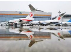 以GE航空集團(tuán)CF34發(fā)動機(jī)為動力的ARJ21首次交付中國三大航空公司
