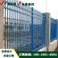 深圳成品熱鍍鋅圍欄廠 清遠圍墻隔離欄定制 小區(qū)組裝式圍墻護欄