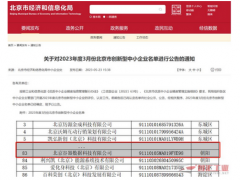 谷器數(shù)據(jù)榮獲“2023年北京市創(chuàng)新型中小企業(yè)”認定