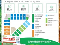 2024年上海環博會4月18~20日在上海舉辦，《儀表與測量控制》應邀參加 E5-M26，歡迎各位領導朋友蒞臨指導........